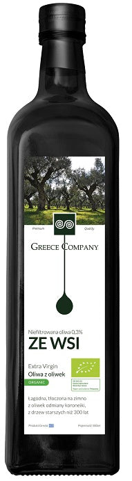 EXTRA NATIVES OLIVENÖL AUS DEM DORF, UNGEFILTERT, BIO 500 ml – GRIECHISCHES UNTERNEHMEN