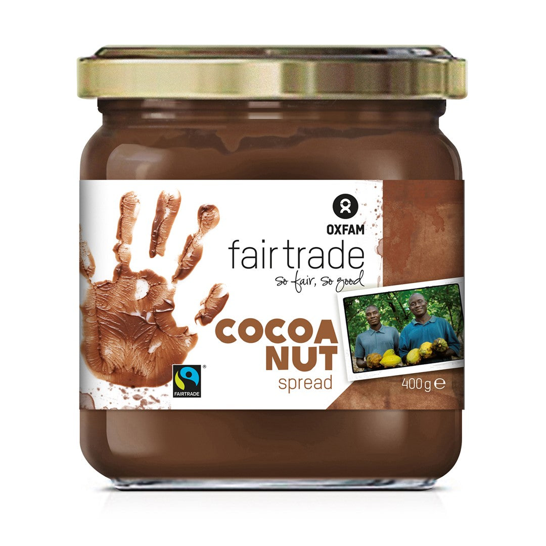 FAIR TRADE GLUTENFREIE NUSS- UND KAKAOCREME 400 g - OXFAM