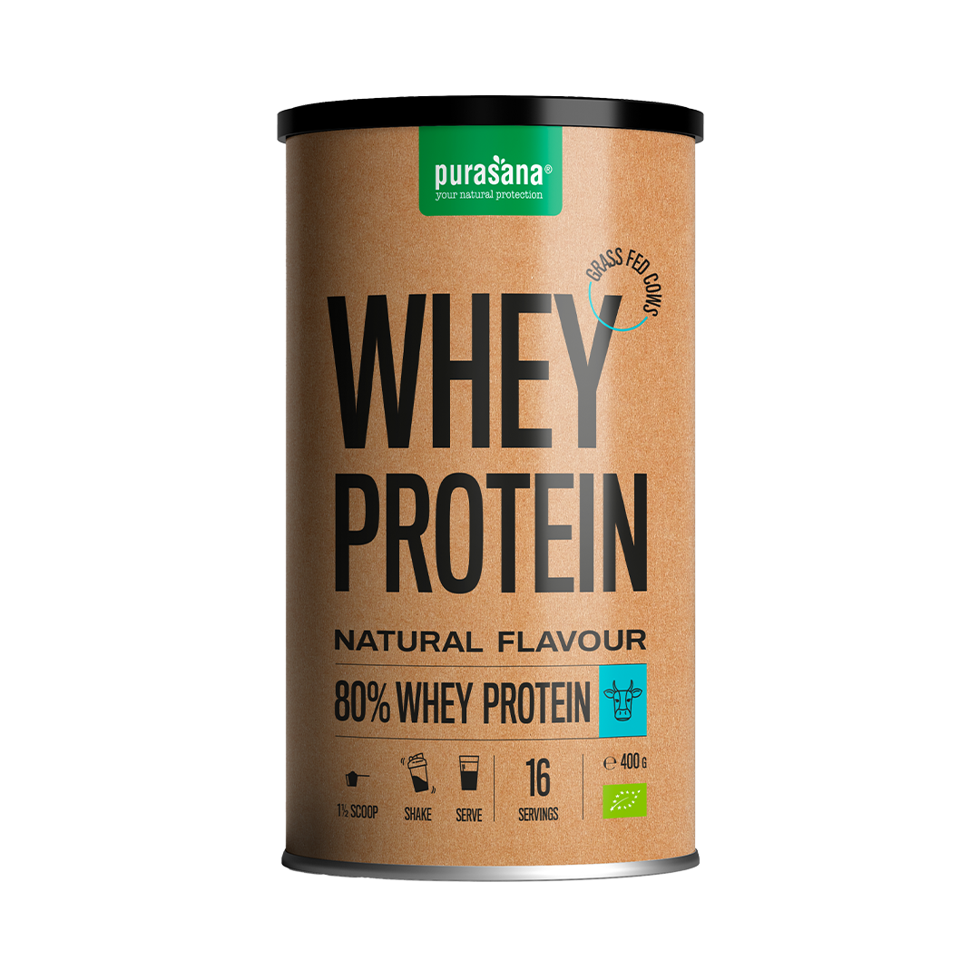Molkenproteinkonzentrat, glutenfrei, BIO 400 g – PURASANA