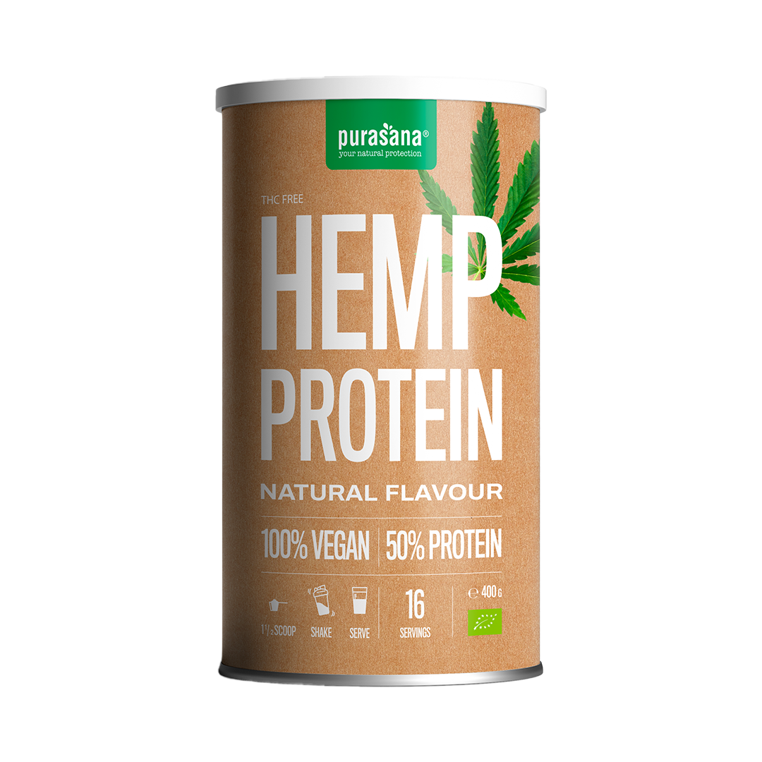 GLUTENFREIES BIO-HANFPROTEIN 400 g - PURASANA