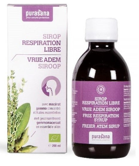 SIRUP FÜR ENTZÜNDUNGEN DER OBEREN ATEMWEGE BIO 200 ml - PURASANA