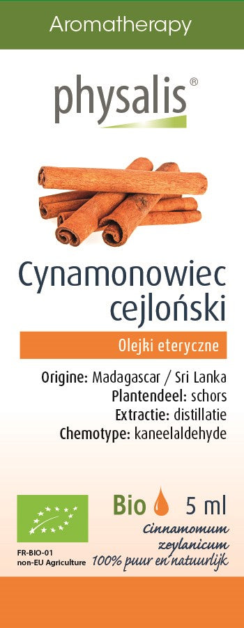 ÄTHERISCHES CEYLONE-ZIMTÖL BIO 5 ml - PHYSALIS