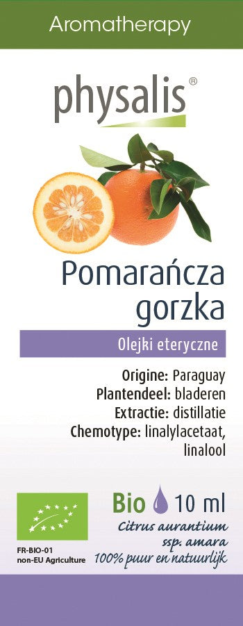 ÄTHERISCHES BITTERORANGENÖL, BIO, 10 ml - PHYSALIS