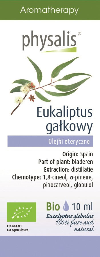 EUKALYPTUS-BUBBLE ÄTHERISCHES ÖL BIO 10 ml - PHYSALIS