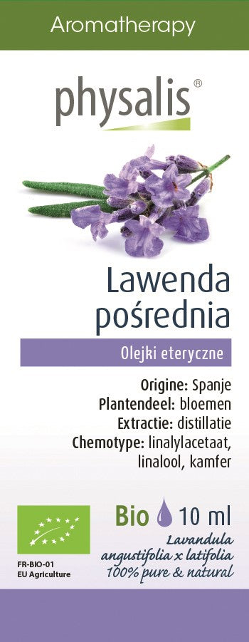 LAVENDEL ZWISCHEN ÄTHERISCHES ÖL, BIO, 10 ml – PHYSALIS