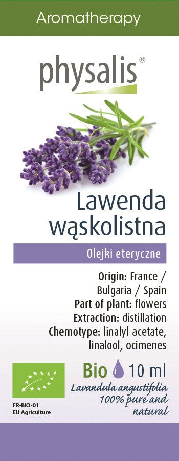 ÄTHERISCHES ÖL LAVENDEL BIO 10 ml - PHYSALIS