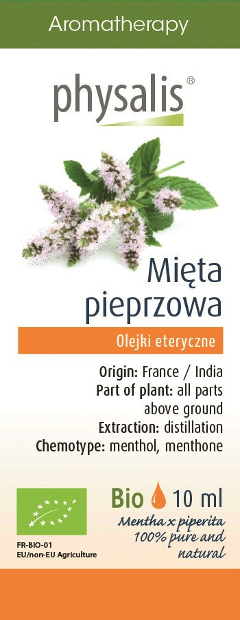 ÄTHERISCHES PFEFFERMINZÖL, BIO, 10 ml - PHYSALIS