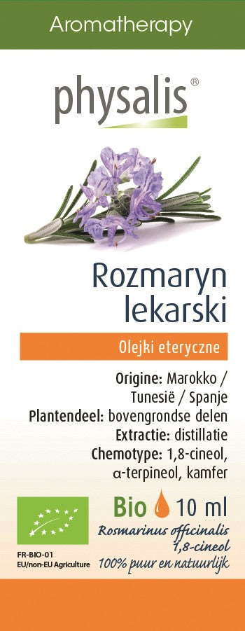 BIO ÄTHERISCHES ROSMARINÖL 10 ml - PHYSALIS