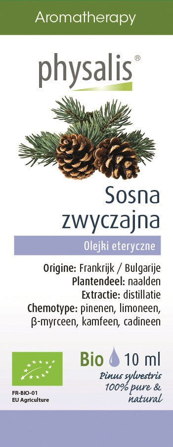 ÄTHERISCHES KIEFERÖL, BIO, 10 ml – PHYSALIS