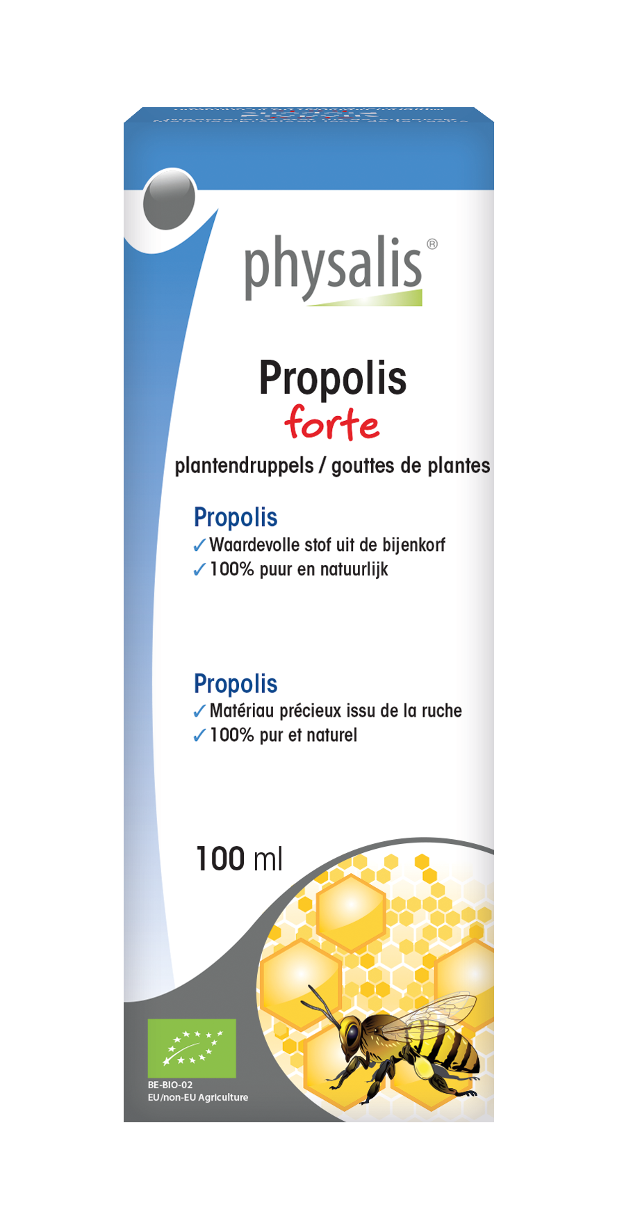 PROPOLIS FORTE EXTRAKT IN TROPFEN BIO 100 ml - PHYSALIS