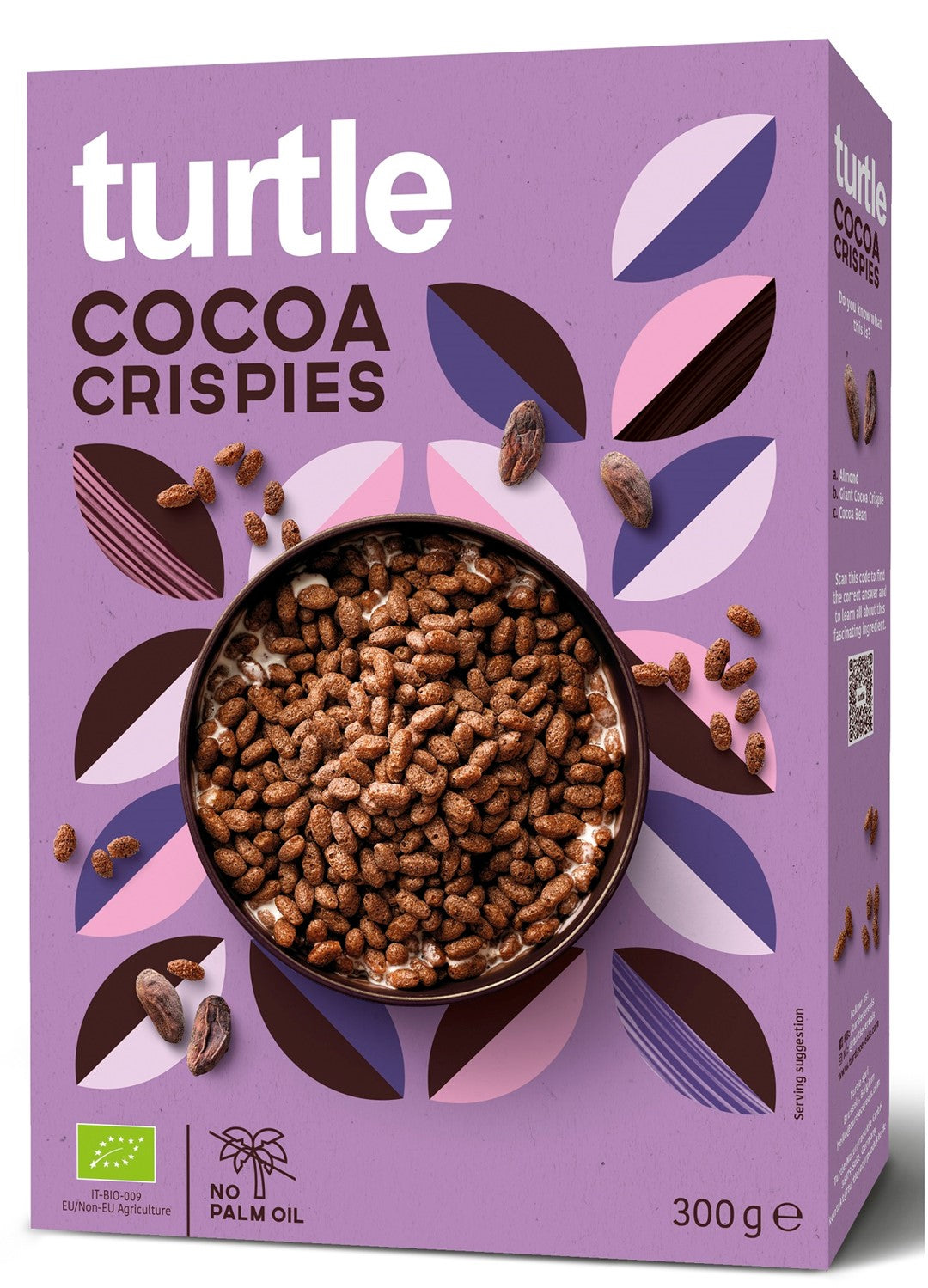 Bio-Kakao-Reis-Crushes 300 g – Schildkröte