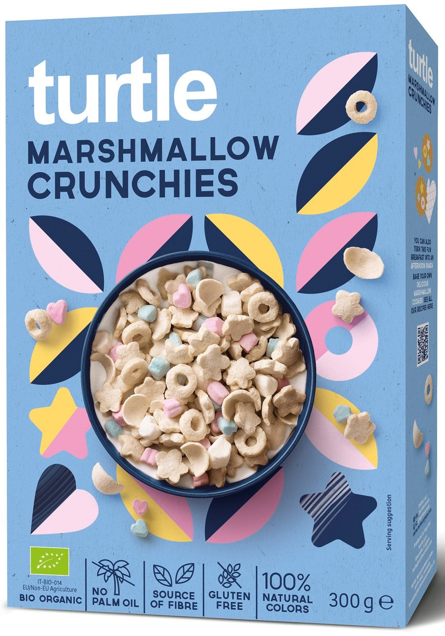Müsli-Crushes mit Marshmallows, glutenfrei, bio, 300 g – Schildkröte