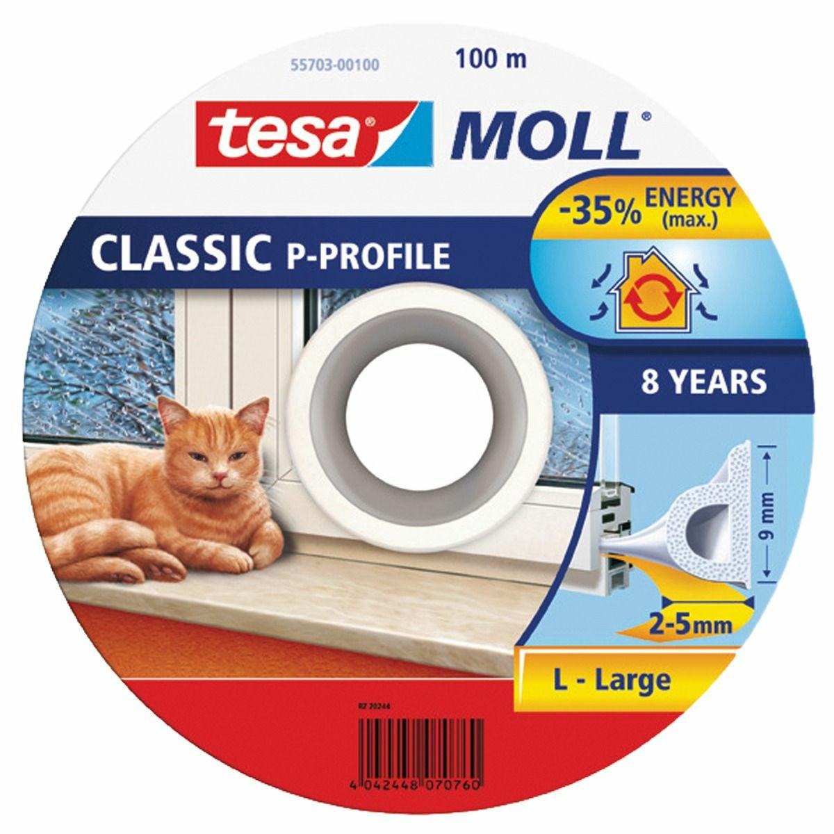 TESA WEISSE DICHTUNG P - 100m 9mm
