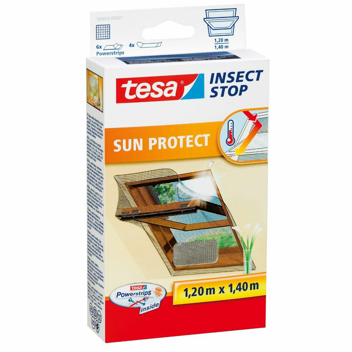 TESA MOSKITONETZ FÜR DACHFENSTER, SOLAR, 1,2 m x 1,4 m