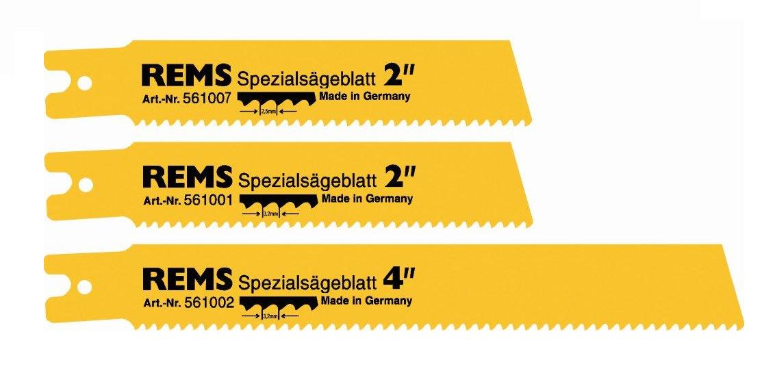 REMS SPEZIALSÄGEBLATT 200mm ZÄHNE 3,2mm FÜR STAHLROHR