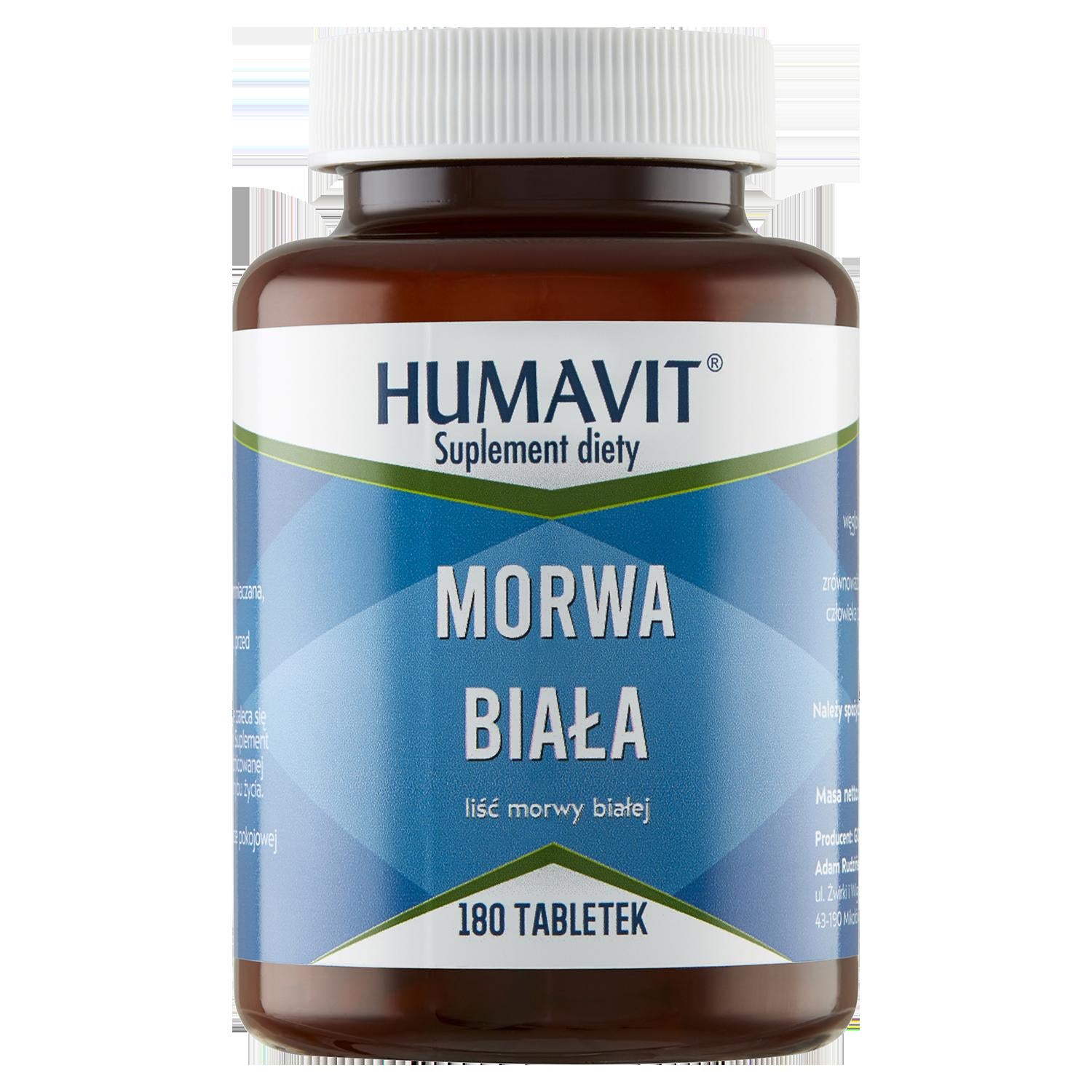 GOLDSTUDIO - Humavit Weiße Maulbeere 180 Tabletten