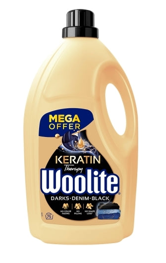 WOOLITE - Woolite Dark Keratin Therapy schwarzes Waschmittel, 4,5 l/75 Wäschen