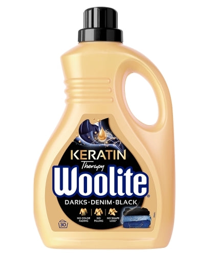 WOOLITE - Woolite Dark Keratin Therapy schwarzes Waschmittel, 1,8 l/30 Wäschen