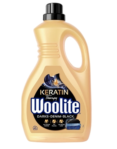 WOOLITE - Woolite Dark Keratin Therapy schwarzes Waschmittel, 2,7 l/45 Wäschen