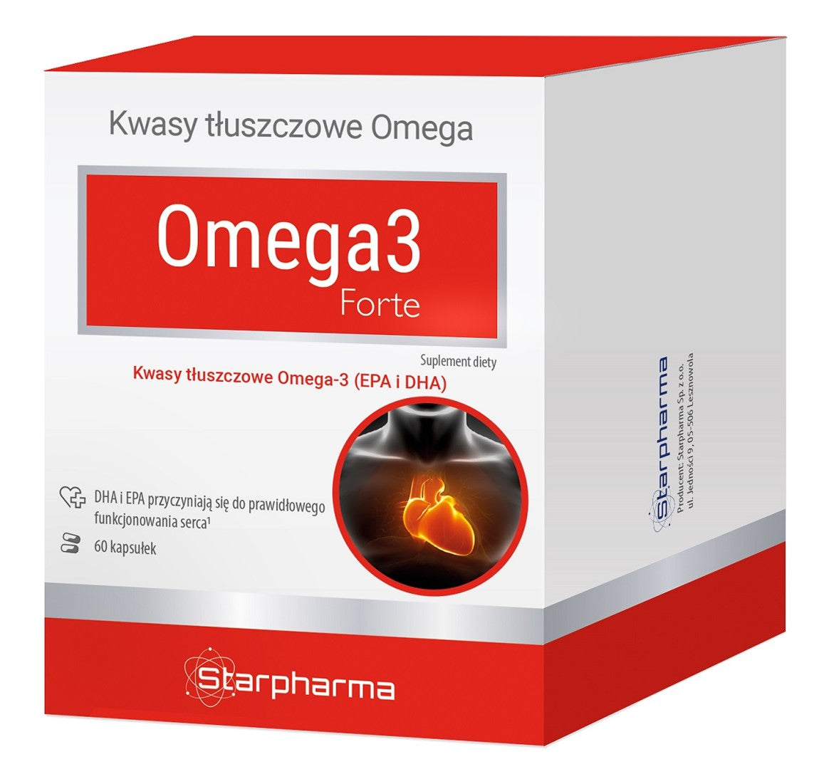 OMEGA-3 FORTE 60 KAPSELN - STARPHARMA