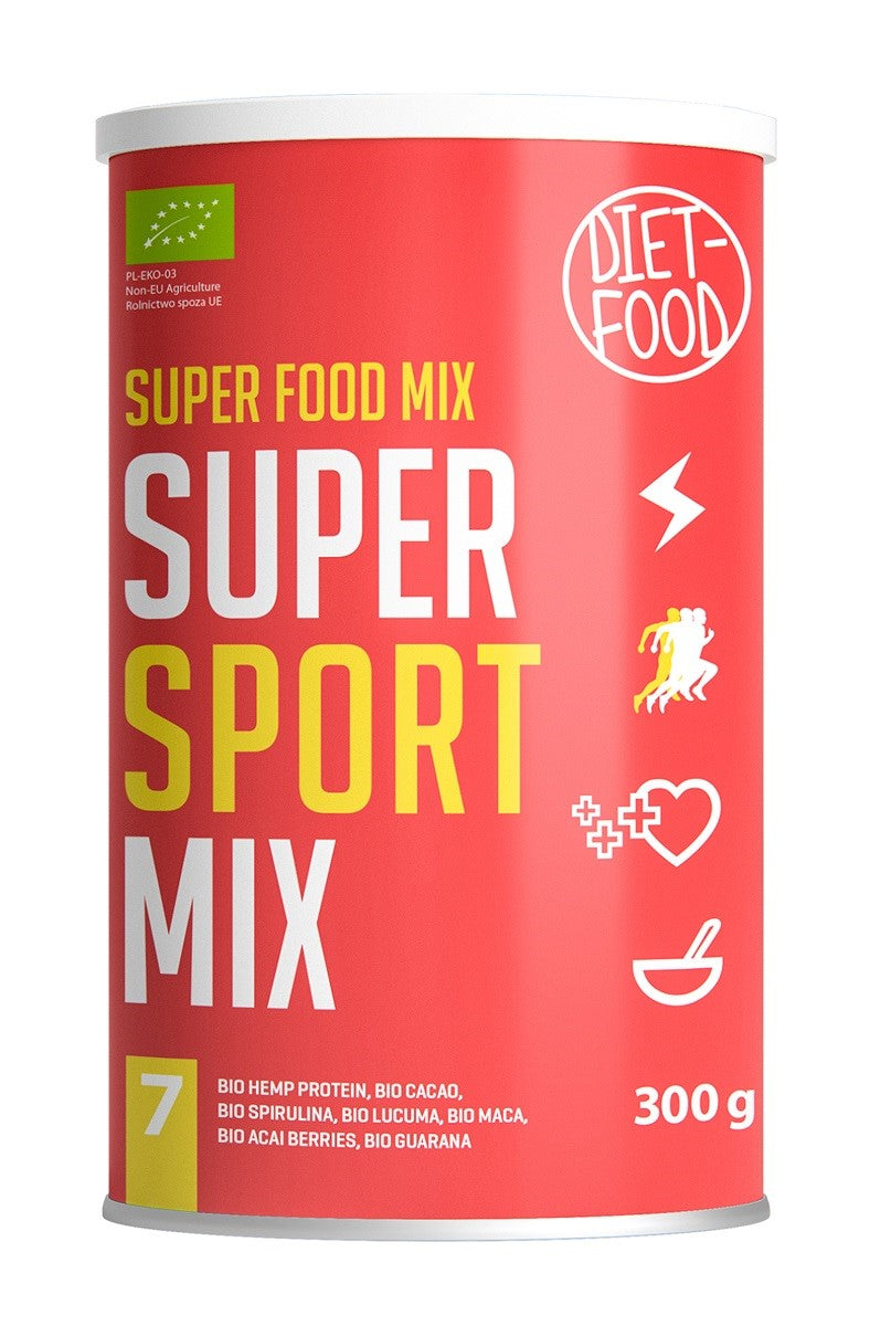 TRAININGSUNTERSTÜTZENDE MIX (SUPER SPORT MIX) BIO 300 g - DIÄT-FOOD