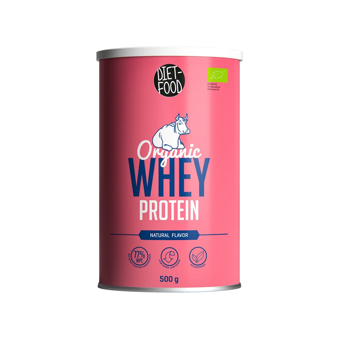 WHEY PROTEIN KONZENTRAT NATURAL BIO 500 g - DIÄT-FOOD