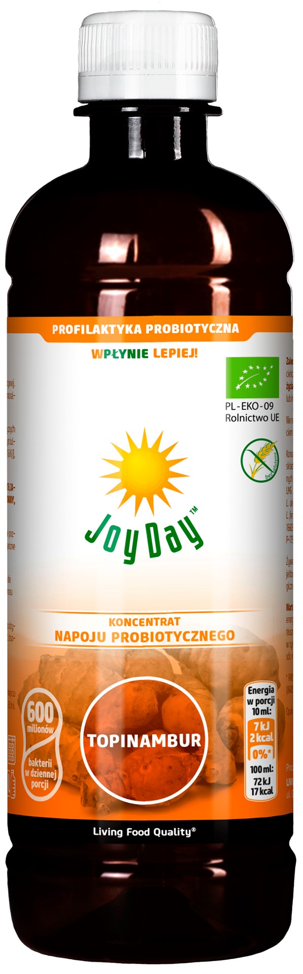 PROBIOTISCHES GETRÄNKEKONZENTRAT GLUTENFREIES TOPINAMBUR BIO 500 ml - JOY DAY