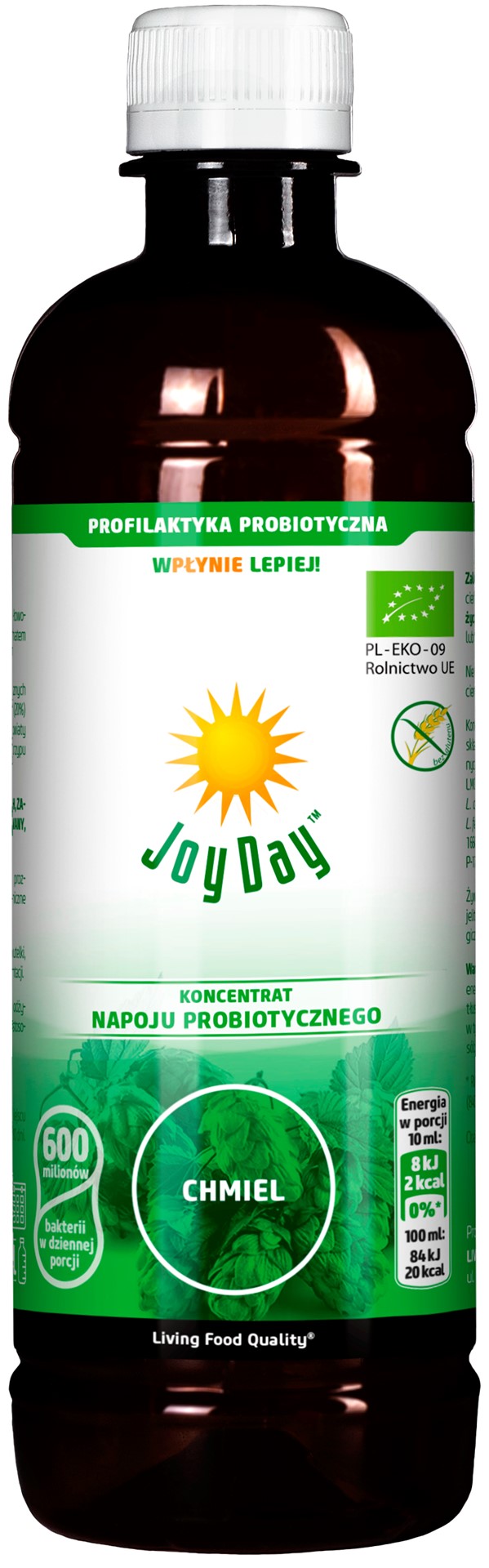 PROBIOTISCHES GETRÄNKEKONZENTRAT GLUTENFREIER HOPFEN BIO 500 ml - JOY DAY