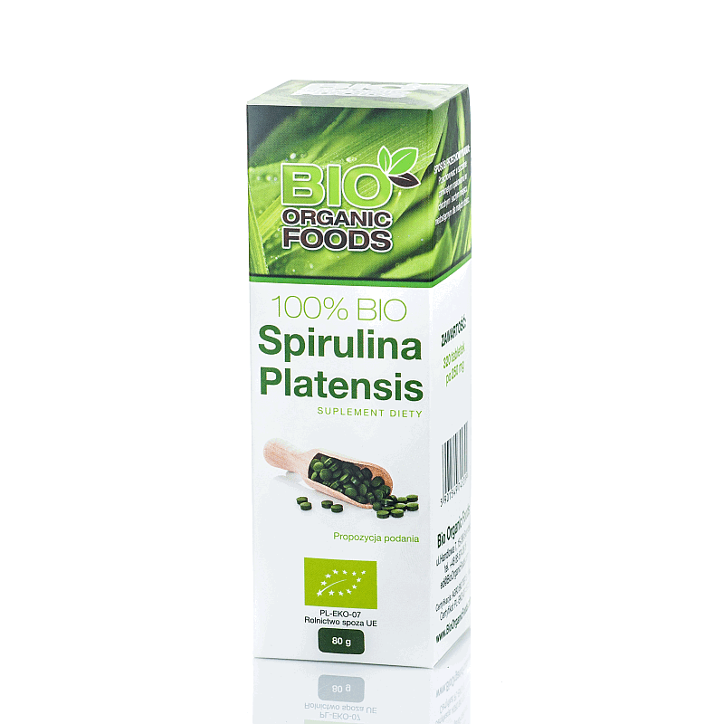 SPIRULINA PLATENSIS BIO (250 mg) 320 TABLETTEN – BIO-BIO-LEBENSMITTEL