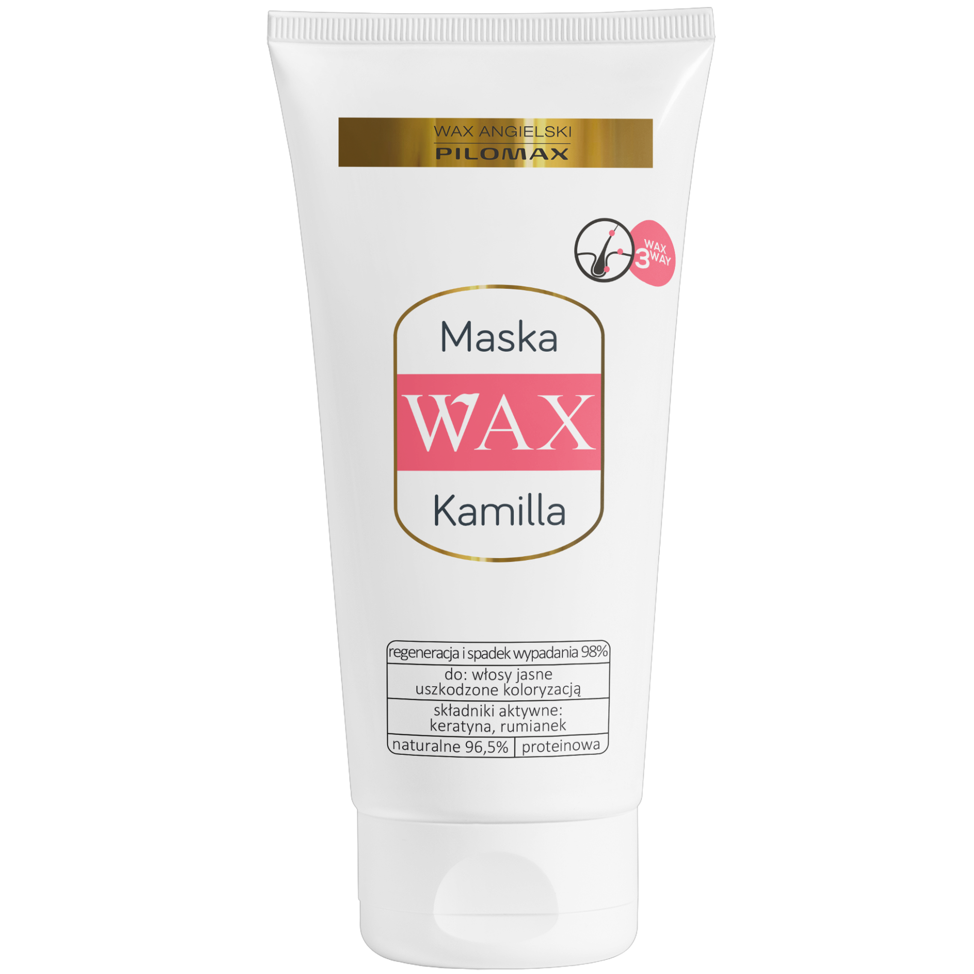 PILOMAX - Wax English Pilomax Kamilla Mask für gefärbtes Haar, 200 ml