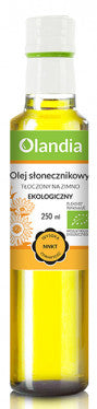 KALTGEPRESSTES SONNENBLUMENÖL, BIO, 250 ml – OLANDIA