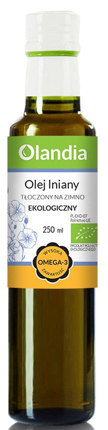KALTGEPRESSTES LEINÖL, BIO, 250 ml – OLANDIA