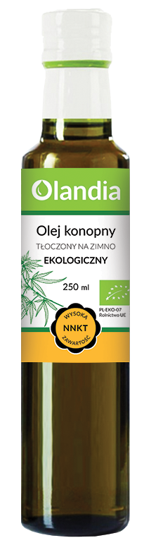 KALTGEPRESSTES HANFÖL, BIO, 250 ml – OLANDIA