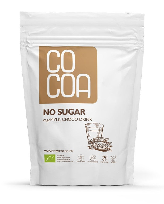 KAKAO-GETRÄNK „VEGEMYLK“-PULVER OHNE ZUCKERZUSATZ, GLUTENFREI BIO 250 g – KAKAO
