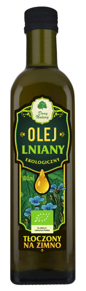 KALTGEPRESSTES LEINÖL, BIO, 100 ml – DARY NATURY