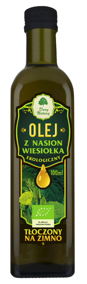 KALTGEPRESSTES NACHTKERZENÖL, BIO, 100 ml – DARY NATURY