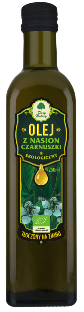 KALTGEPRESSTES SCHWARZSUMPÖL, BIO, 250 ml – DARY NATURY
