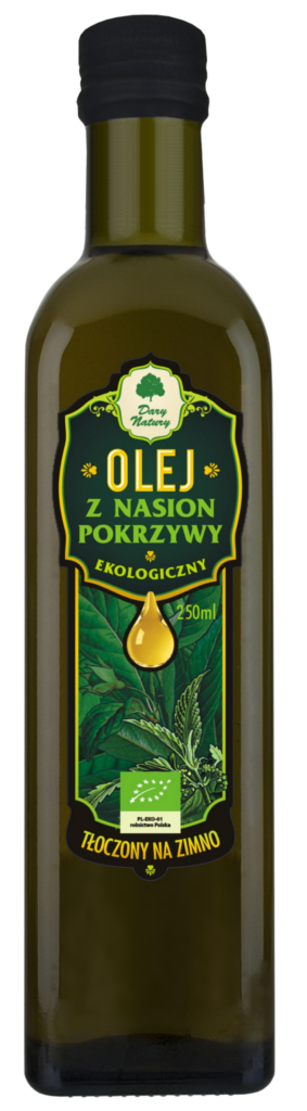 KALTGEPRESSTES BRENNNESSELSAMENÖL, BIO, 250 ml – DARY NATURY