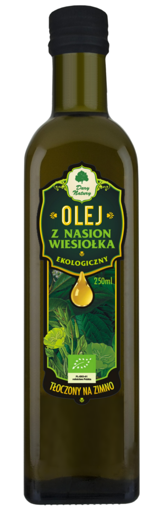 KALTGEPRESSTES NACHTKERZENÖL, BIO, 250 ml - DARY NATURY