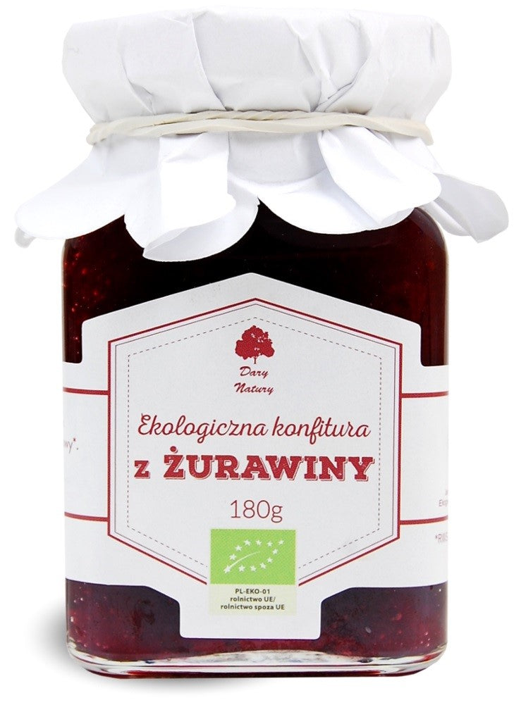 BIO-CRANBERRY-Marmelade 180 g - DARY NATURY