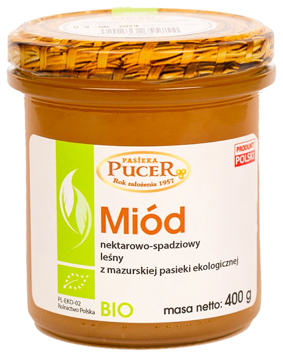 BIO-HONIG AUS NEKTAR UND HONIGTATENWALD 400 g - APIEL PUCER