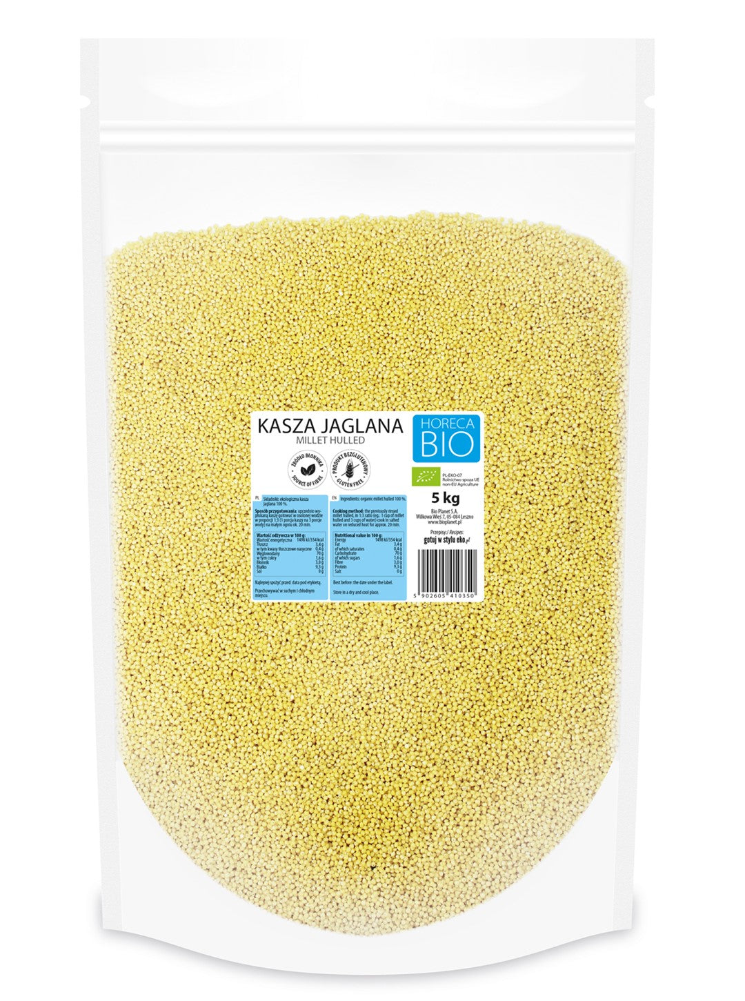 GLUTENFREIE HIRSE BIO 5 kg - HORECA
