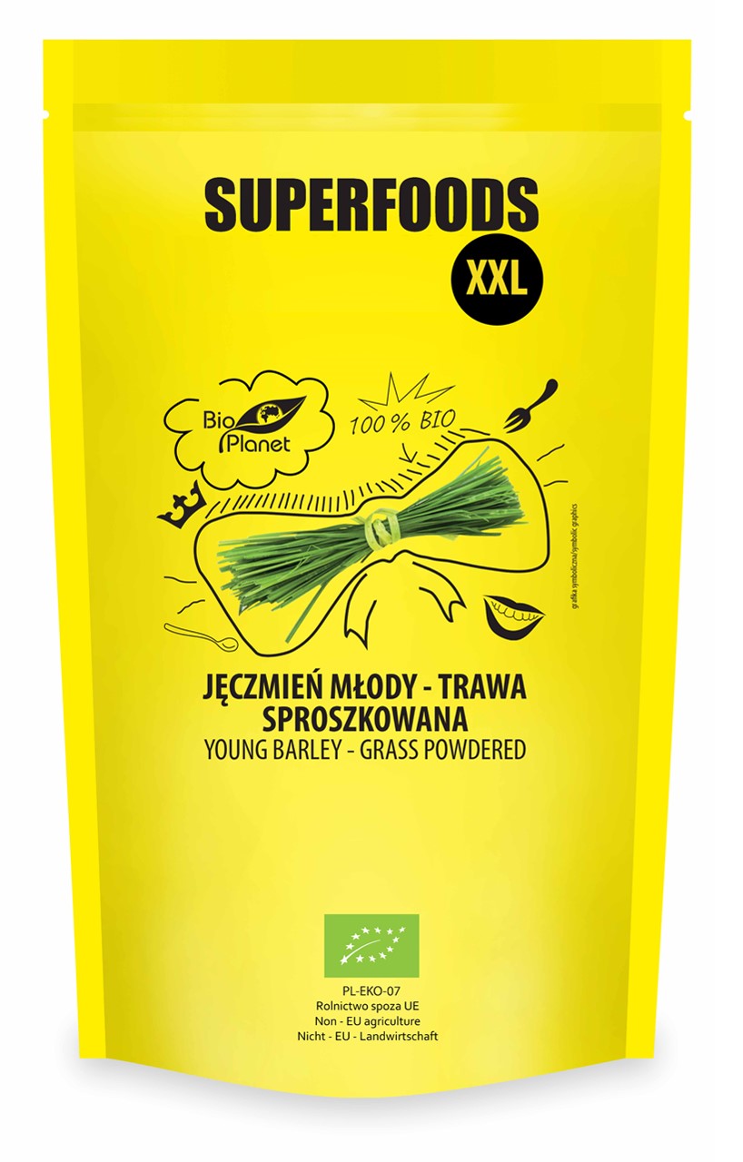 JUNGE GERSTE - BIO-GRAS-PULVER 500 g - BIO PLANET