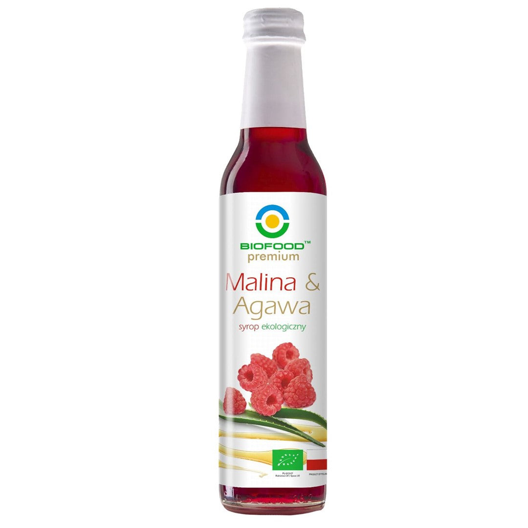 HIMBEERSIRUP MIT AGAVE BIO 250 ml - BIO-LEBENSMITTEL