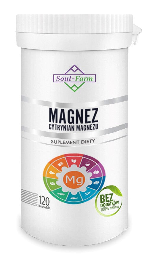 MAGNESIUMCITRAT (650 mg) 120 KAPSELN – SOUL FARM