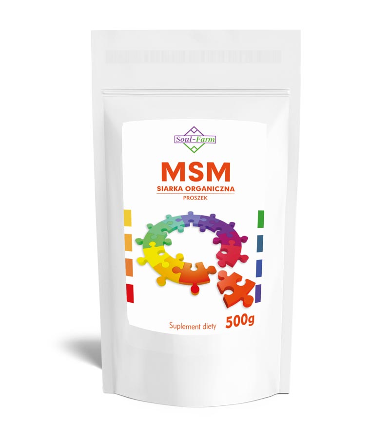 MSM BIO-SCHWEFELPULVER (1000 mg) 500 g - SOUL FARM