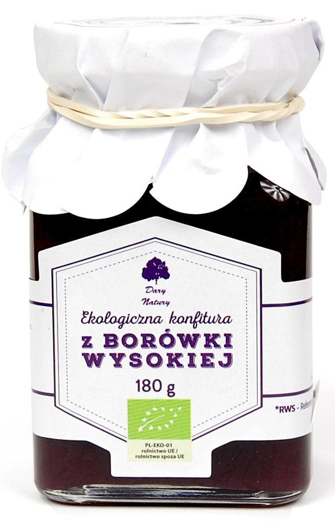 BIO-HEIDELBEERMarmelade 180 g - DARY NATURY
