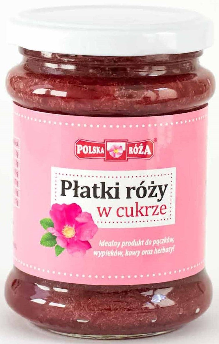 ROSENBLÜTEN IN ZUCKER 320 g - POLNISCHE ROSE
