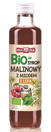HIMBEERSIRUP MIT HONIG UND LINK BIO 250 ml – POLNISCHE ROSE