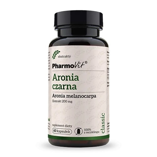 SCHWARZER APFELBEER-MELANOCARPA-EXTRAKT (200 mg) 60 KAPSELN - PHARMOVIT